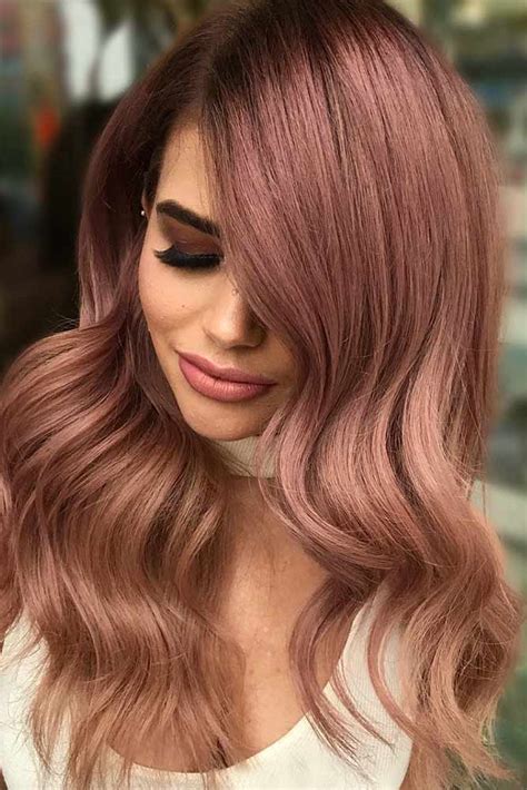 Rose gold hair is making a big comeback for spring 2020. Why And How To Get A Rose Gold Hair Color | LoveHairStyles.com