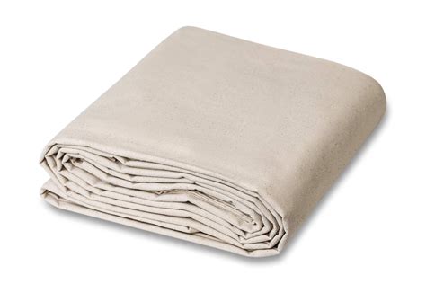 4 X 12 All Purpose Canvas Cotton Drop Cloth Dust Sheet 122m X 3