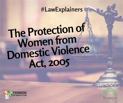 The Protection Of Women From Domestic Violence Act 2005 Lawexplainers