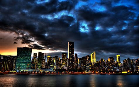 The bridge will be right across the street from the subway station. 40+ Night Skyline Wallpaper on WallpaperSafari