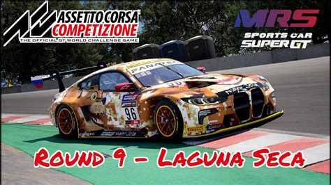 MRS Round 9 Laguna Seca Assetto Corsa Competizione YouTube