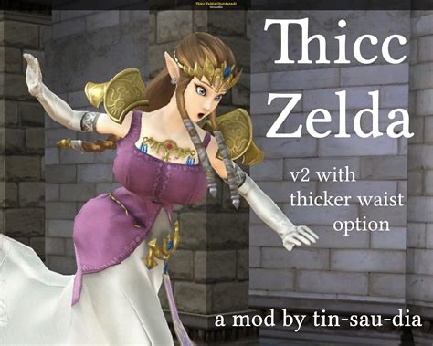 Thicc Zelda Super Smash Bros For Wii U Skins Zelda Gamebanana