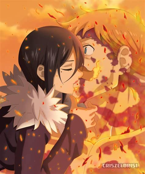 Merlin And Escanor Kissf By Criszeldris1 On Deviantart Anime King