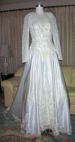 Wedding Gown Amy Lee Hilton Bridal Pearl Encrusted Sz 10