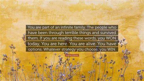 Stephen Chbosky Quote: “You are part of an infinite family. The people