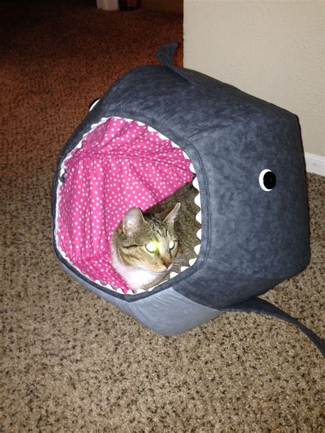 Shark Cat Bed Cat Bed Shark Decor Handmade Uncommon Goods