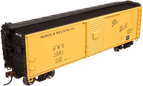 Usra Steel Rebuilt Boxcar Muncie And Western Railroad By