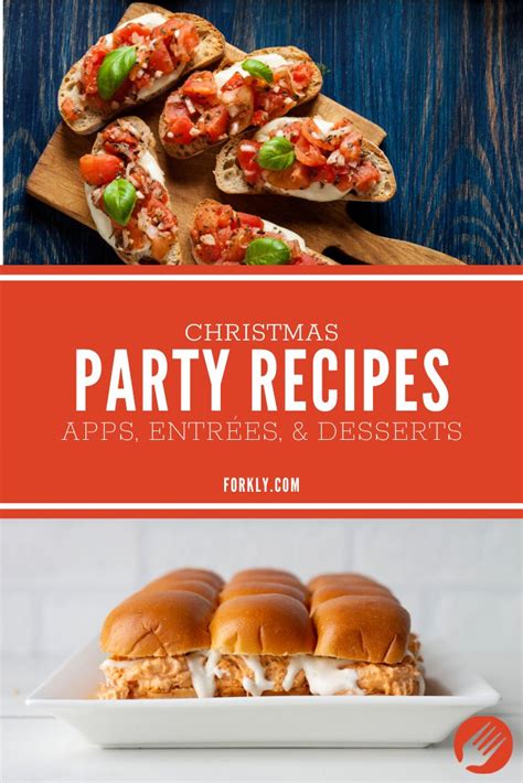 Whatever you want to do at christmas, as apple would say, there's an wonderful shopping app for christmas! Christmas Party Recipes: Apps, Entrées, & Dessert Ideas | Christmas party food, Recipes, Easy ...