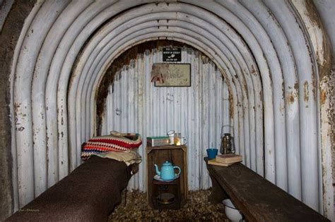 Inside An Anderson Shelter At The Old Forge War Time House