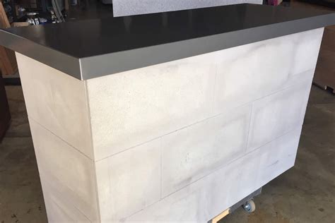 Basalt Stone Ruff Backyard Waterproof Tv Lift Cabinet With Grey Top
