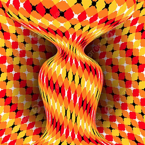 Illusion Vector Optical 3d Art Rotation Dynamic Optical Effect