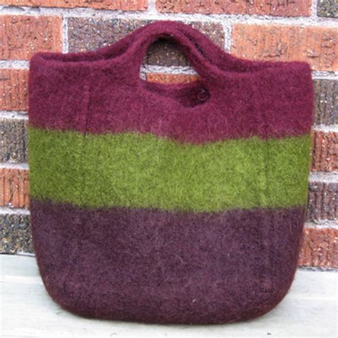 felted market tote felt tote bag knitting bag pattern felt bag pattern