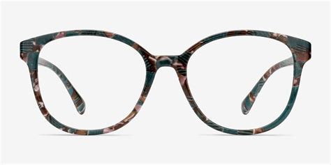 The Beat Jazzy Floral Colored Eyeglasses Eyebuydirect Eyeglasses Eyebuydirect Eyeglasses