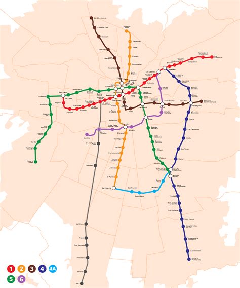 Santiago Metro Metro Maps Lines Routes Schedules