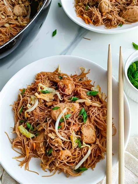 Healthy Fried Bee Hoon Singapore Street Noodles Go Healthy Ever After
