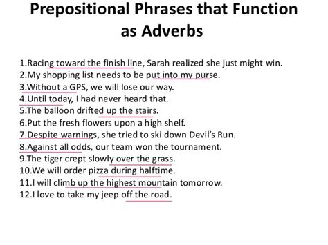 Prepositional phrase is a kind of prepositions. Prepositional phrase
