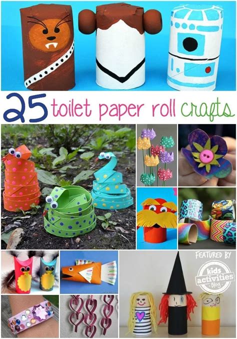 25 Toilet Paper Roll Crafts Crafts For Kids To Make Projects For Kids