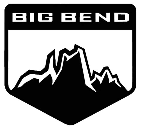 Big Bend Fender Tailgate Door Logo Sport Suv Vinyl Decal Sticker For