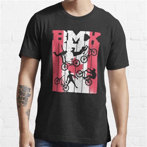 Bmx Bike Bmx Bike Bicycle Freestyle Canada Flag Race Bmx T Shirt For