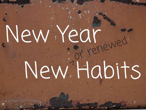 Sermon Series New Year New Or Renewed Habits