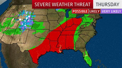 Severe Weather Continues Today The Weather Channel