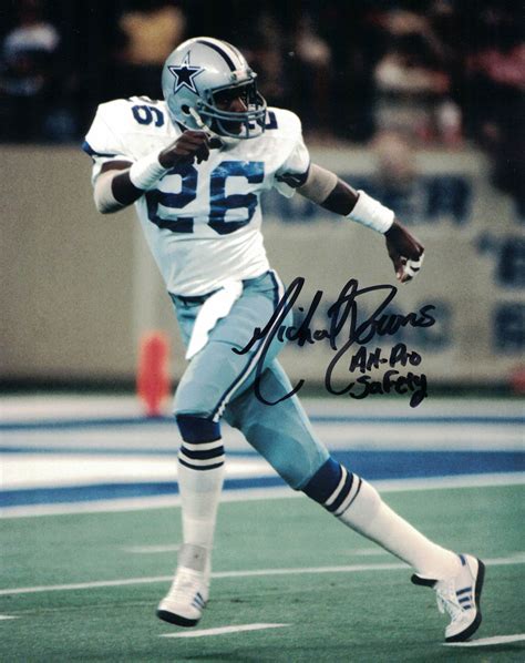 Michael Downs Autographed Dallas Cowboys 8×10 Photo All Pro Safety