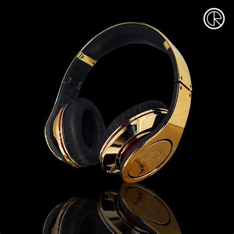 Monster Beats By Dr Dre Studio Headphones Gold Limited Edition