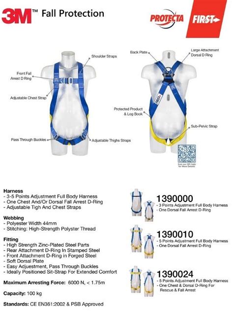 Protecta First Safety Harness 1390024 Progressive Industrial
