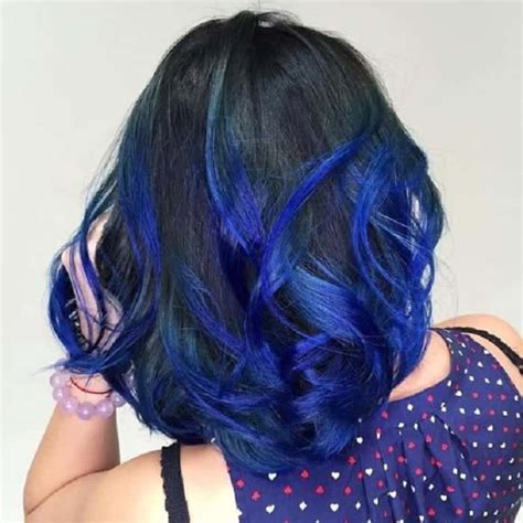 35 Hq Images Blue Hair Highlights For Black Hair Ladies It S Time To