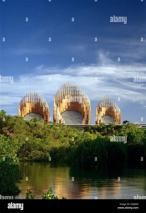 Tjibaou Cultural Centre Noumea Architect Renzo Piano Stock Photo Alamy