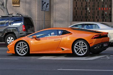 Spyshots Orange Lamborghini Huracan Street Racing In The Us