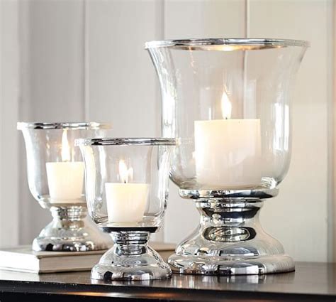 Silver Plated Hurricane Silver Candle Holders Candles Hurricane