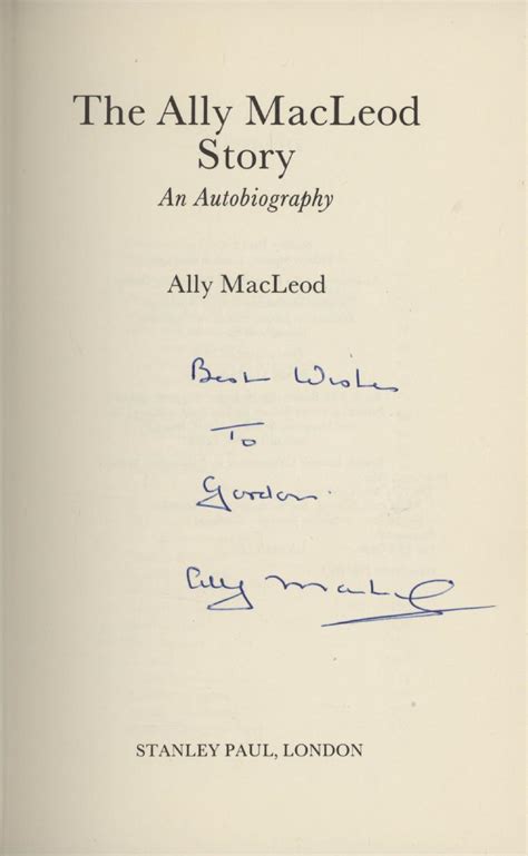 The Ally Macleod Story Football Biographies