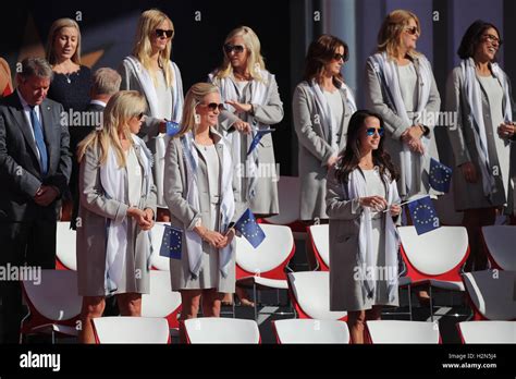 Europe Wives And Girlfriends During A Ceremony Ahead Of The 41st Ryder