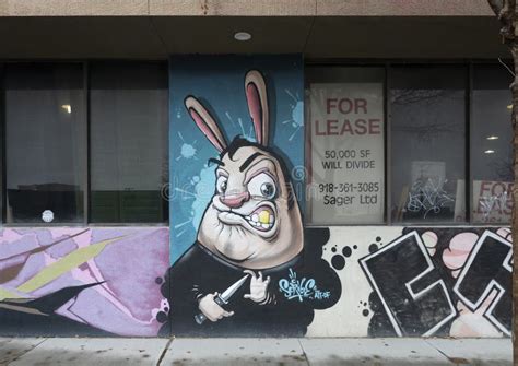 Street Art Style Mural By Donald Scribe Ross For The Habit Mural