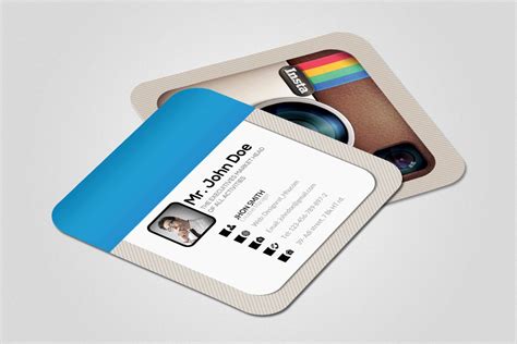 Create an ad create a page. Instagram Social Card Template | Creative Business Card ...