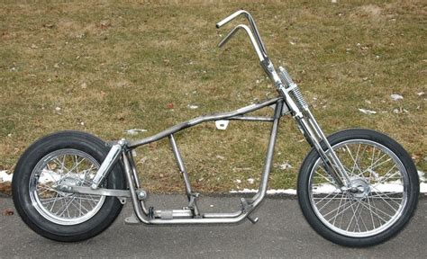 Kraft Tech Acm Chopper Bobber Custom Harley Shovelhead Frame Rolling