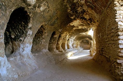 Inside The Caves Of Takhte Rostam Stupa Monastery In Samangan Province