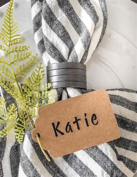 Check spelling or type a new query. Simple Spring Place Setting With Dollar Tree Napkin Rings ...