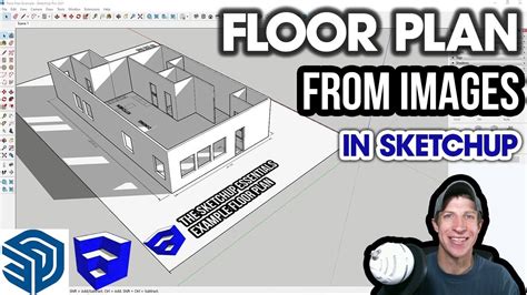 Floor Plans From Images In Sketchup Pro Updated For 2021 Getting