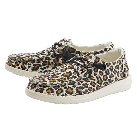 Find your perfect pair of shoes from hey dude! Hey Dude Wendy Cheetah Shoe (Women's) | Run Appeal