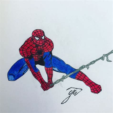 Spider Man Drawing 🕸webslinger Amino🕸 Amino