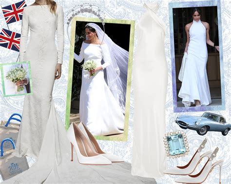 Shop The Look Of Meghan Markles Wedding Dresses Over The Moon