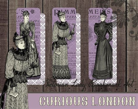 Vintage Style Victorian Ladies Fashion Handmade Laminated Etsy