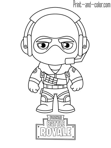 Fortnite Skins To Print And Color