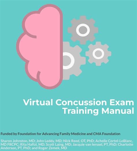 Virtual Concussion Exam Vce Manual Living Guideline For Pediatric