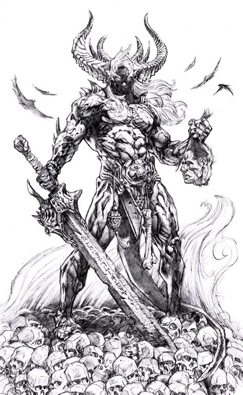 Commission From A Few Years Back Based On The Adrian Smith Version Of The Character Concept