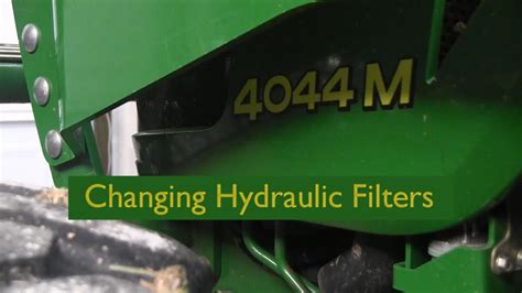 John Deere 4044m Transmission And Hydraulic System Filter Change
