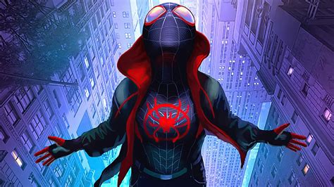 Marvel Comics Miles Morales Spider Man Hd Spider Man Into The Spider