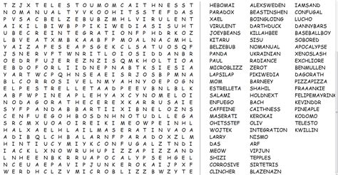 Difficult Word Search Belesclub Printable Difficult